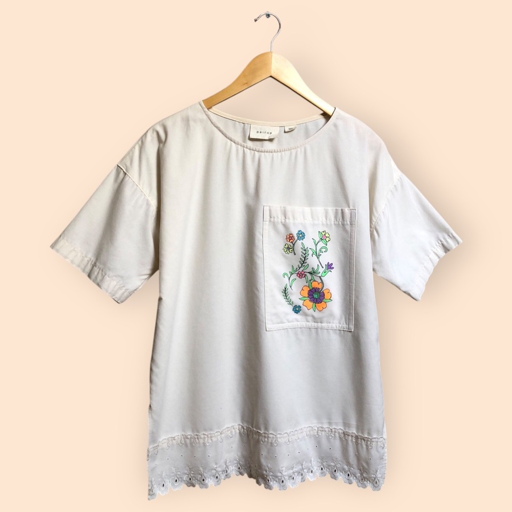 Pairup Vintage Reclaimed Handmade Shirt Deadstock Fabric Retro Sustainable Small